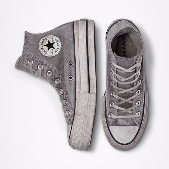 Converse Chuck Taylor All Star Lift Smoked Canvas High Top - Picture 3 of 7